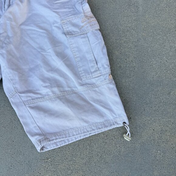 SouthPole VTG Mens Cargo Shorts Size 36 Tan 7 Pockets Y2K HipHop‎ Grunge Baggy - Picture 7 of 13
